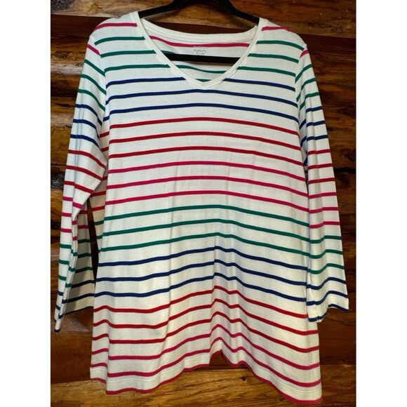 Kim Rogers Perfectly Soft LS Shirt Size Large - Picture 1 of 5